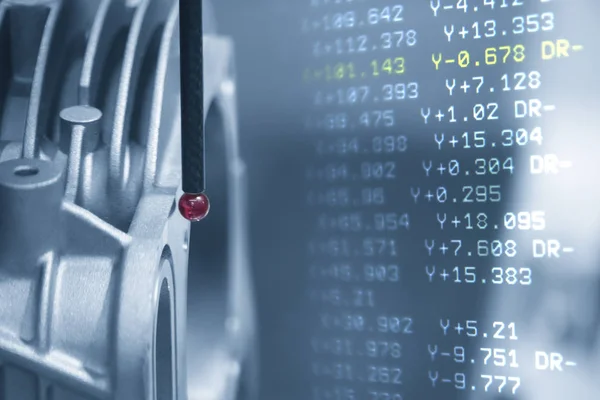 Rozměrová kontrola obráběných dílů pomocí souřadnicového měřícího stroje